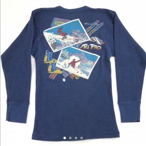 Vintage Thermal long Sleeve Shirt 1980’s